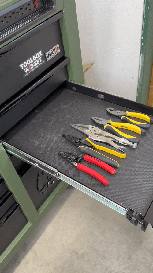 Pro - Plier organizers - Toolbox Widget USA, Plier Organizer, Plier Organization, Toolbox Widget, Tool Box Widget, Tool Organization, Plier Holder