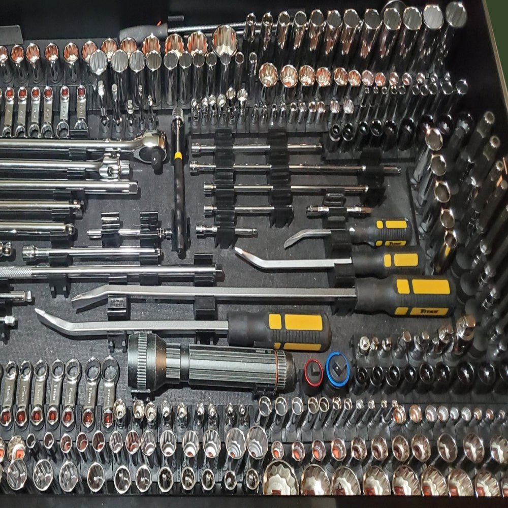 1/2" Socket Organizers - Toolbox Widget USA Socket Organizer, Socket Organization, Toolbox Widget, Tool Box Widget, Tool Organization, Socket Holder, Socket Tray