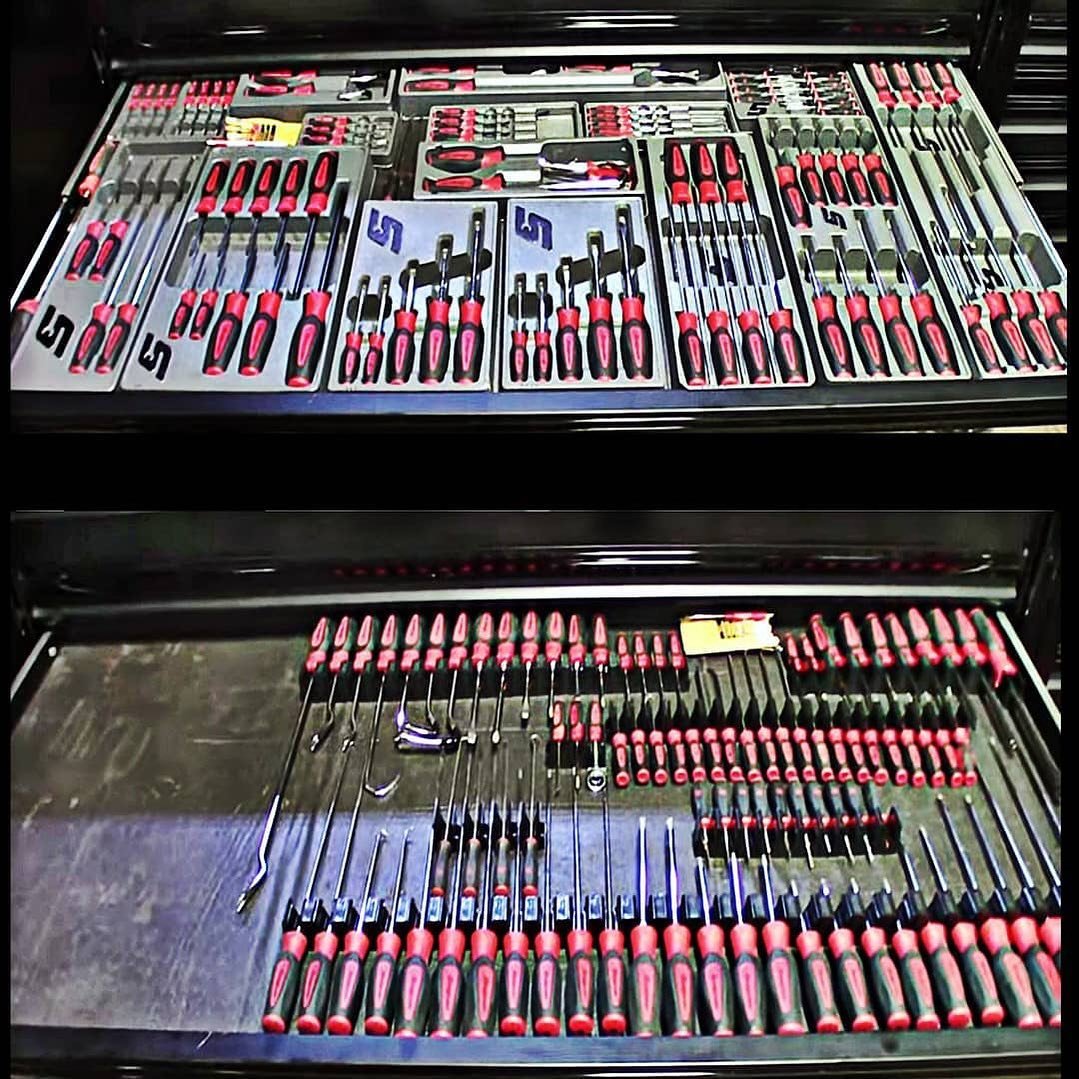 Pro - Screwdriver Organizers - Toolbox Widget USA, Screwdriver Organizer, Screwdriver Organization, Toolbox Widget, Tool Box Widget, Tool Organization, Screwdriver Holder