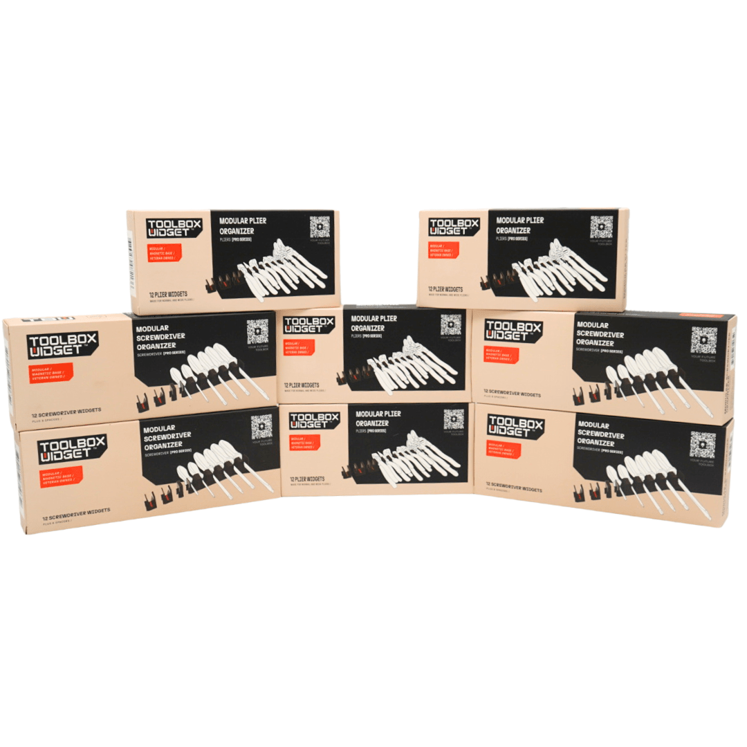 Screwdriver & Plier Organizer Bundle - Toolbox Widget USA