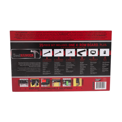 ToolHanger 35 Piece Set, Toolhanger, Tool Organizer, Tool Organization, Toolbox Widget, Tool Box Widget, Tool Organization, Tool Holder, Peg Board